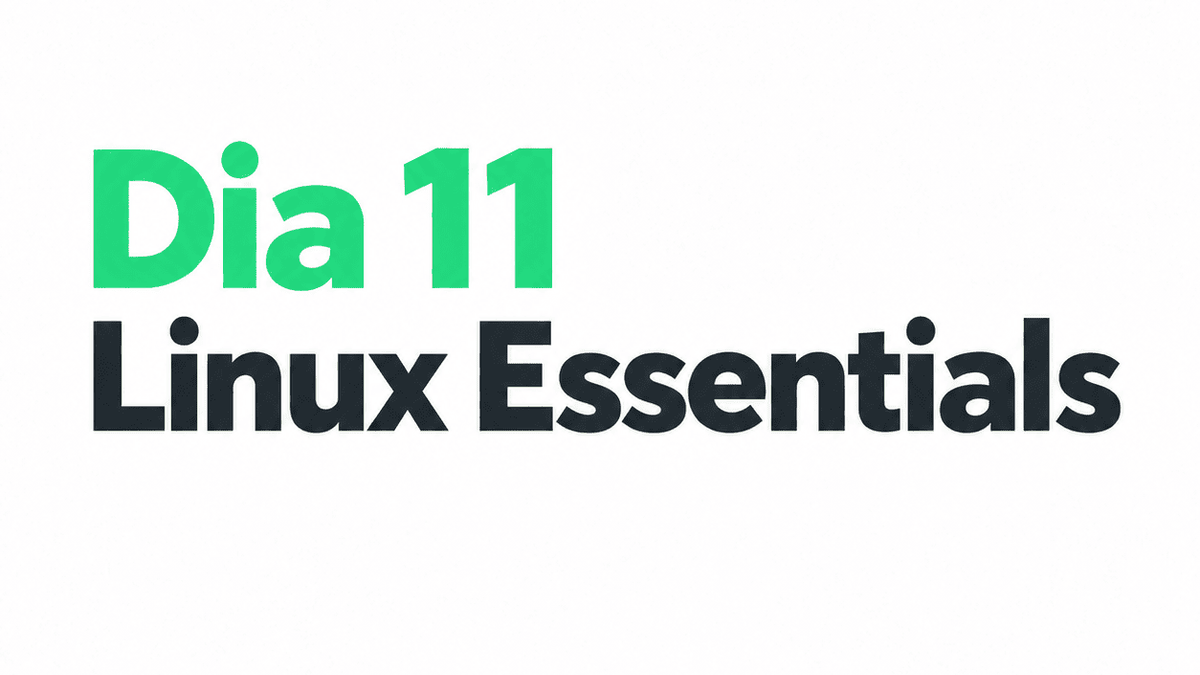 Capa do artigo Dia 11/30 — Revisão do Tópico 2 — Encontrando seu Caminho no Linux